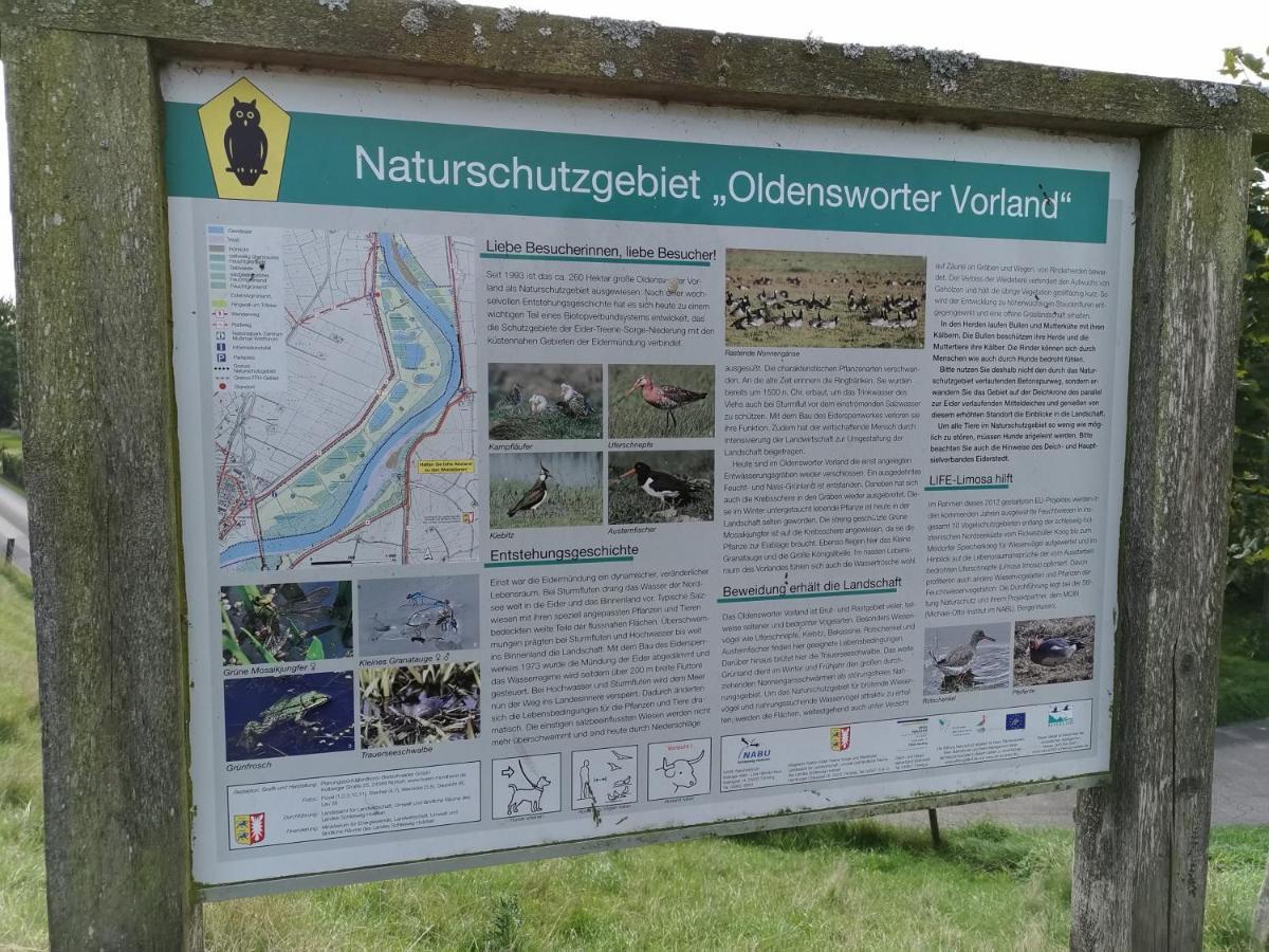 Gaestehaus Hemmerdeich-Alte Schule Oldenswort Eksteriør bilde